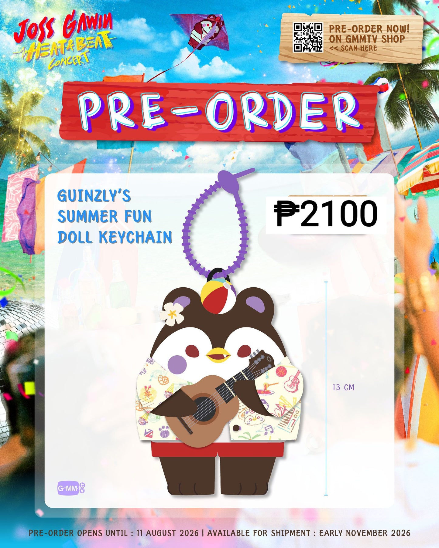 PREORDER JOSSGAWIN HEAT & BEAT CONCERT OFFICIAL MERCH