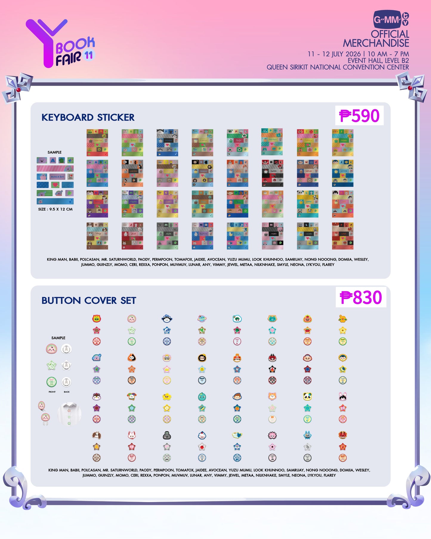 PREORDER GMMTV YBOOK FAIR 11 OFFICIAL MERCH