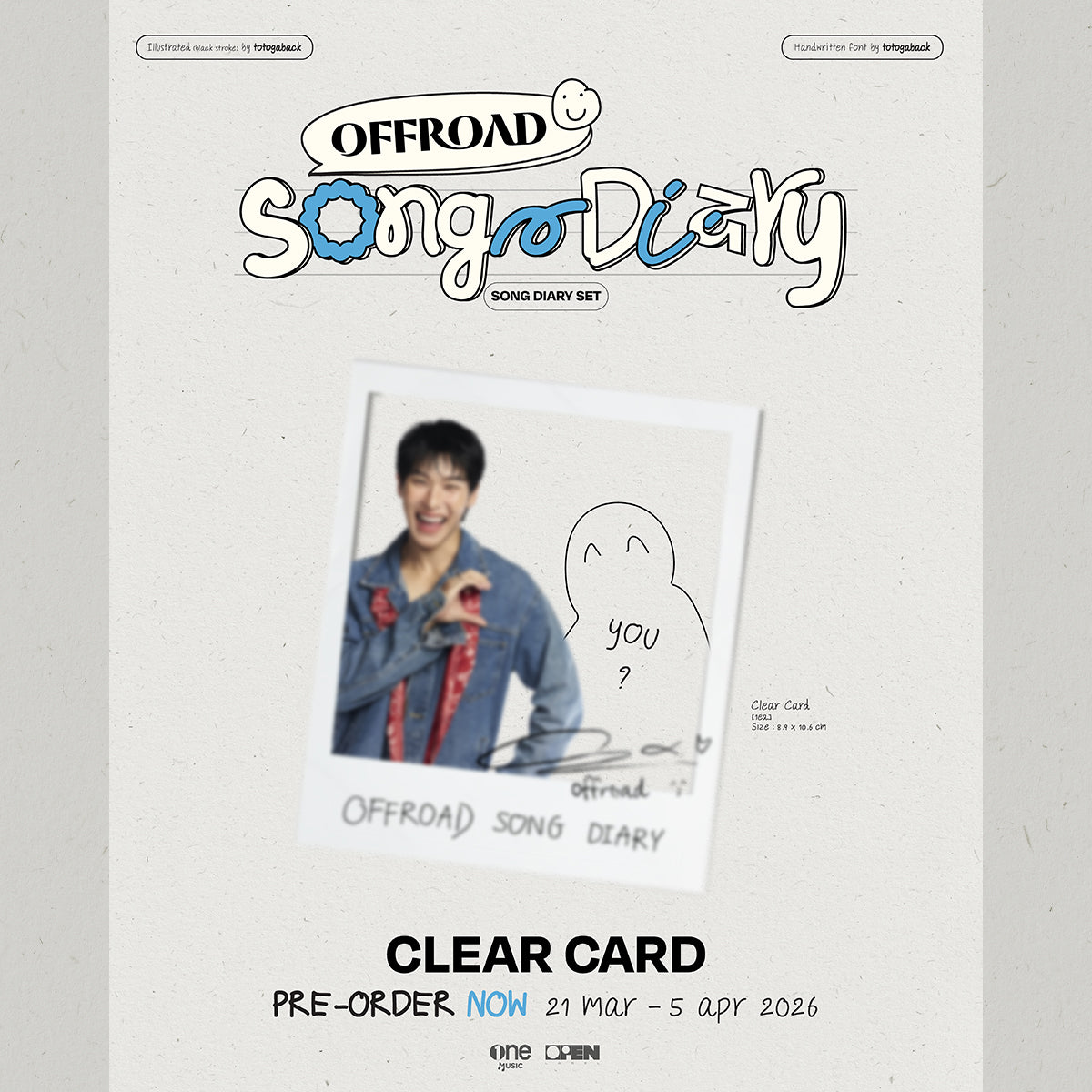 PREORDER OFFROAD SONG DIARY SET