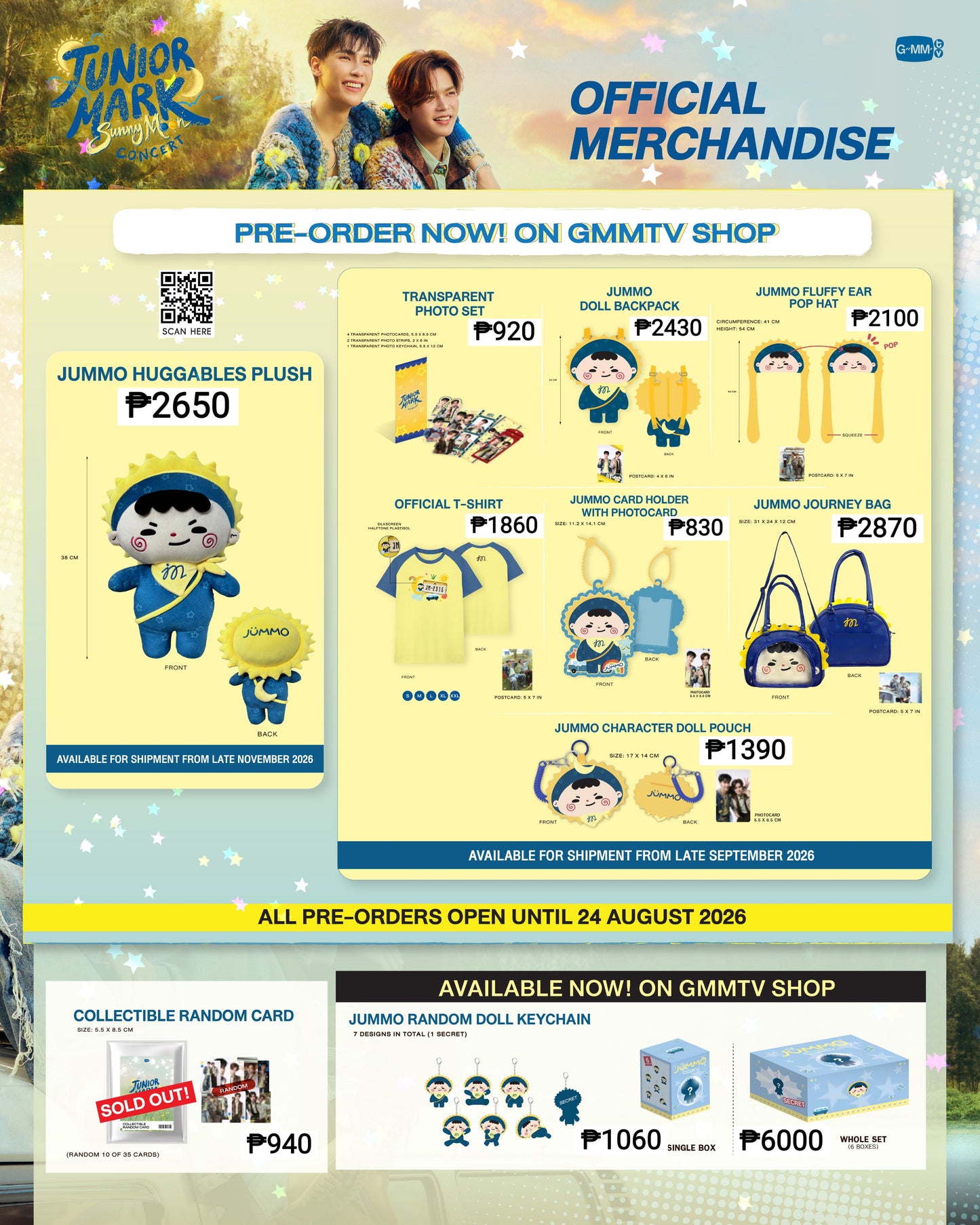 PREORDER JUNIOR MARK SUNNYMOON CONCERT OFFICIAL MERCH
