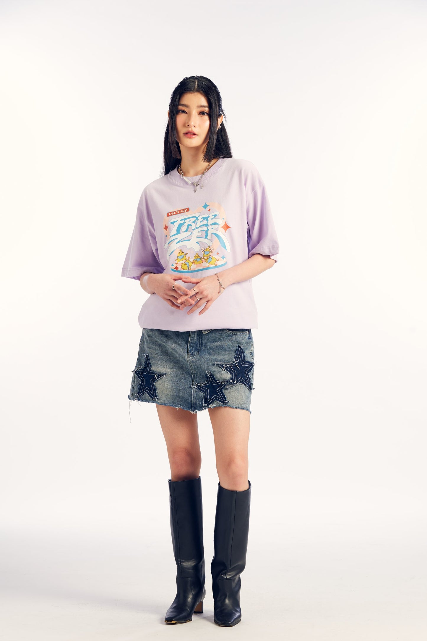 FREEZER COOLER JEAB | HEART OF JEAB OVERSIZED TSHIRT