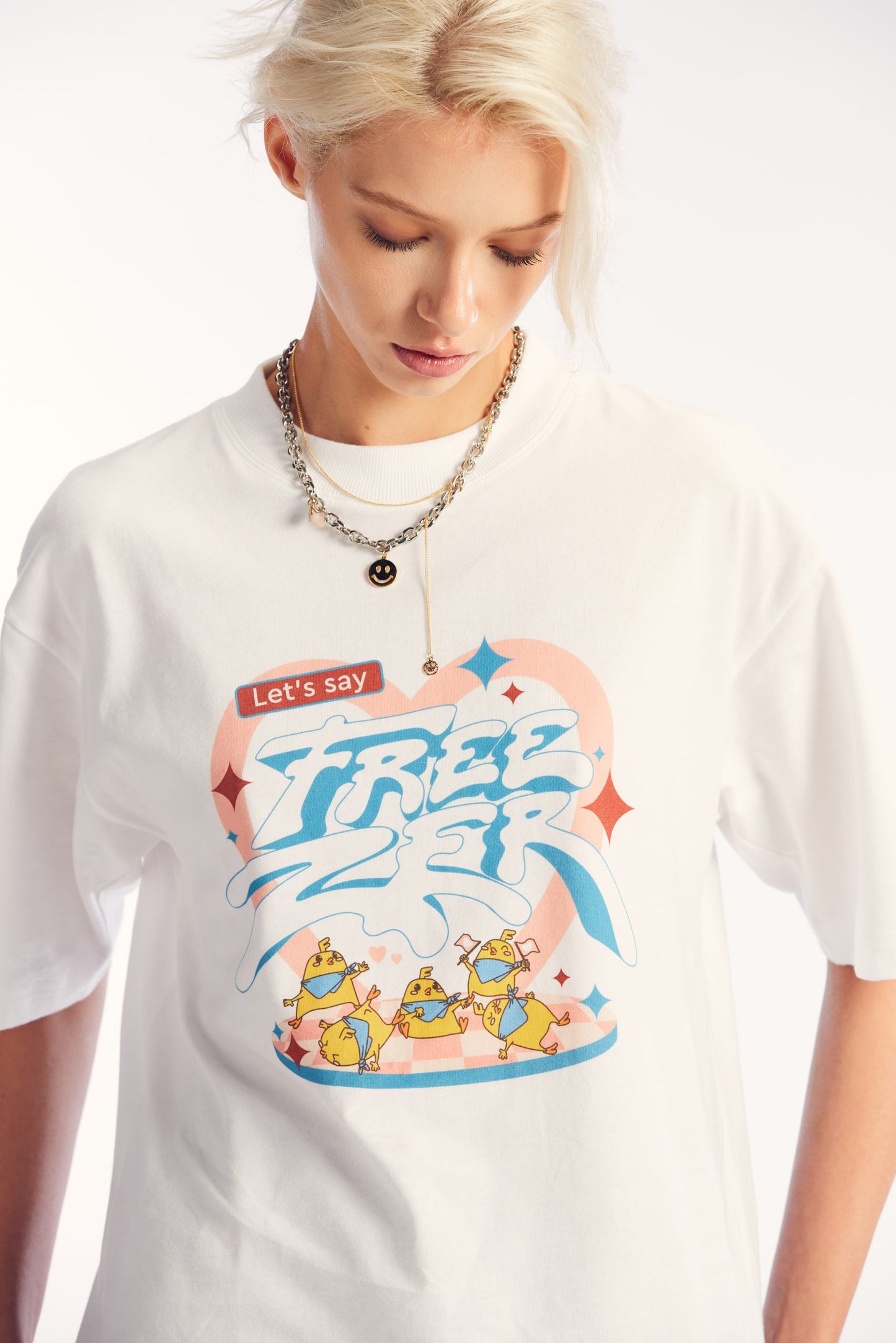 FREEZER COOLER JEAB | HEART OF JEAB OVERSIZED TSHIRT