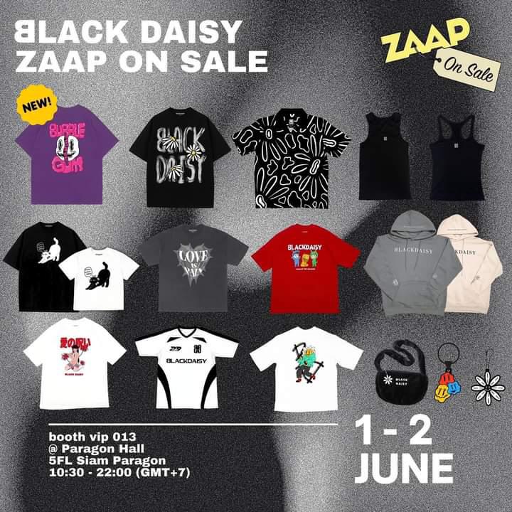 BLACK DAISY ZAAP ON SALE EVENT PURCHASE