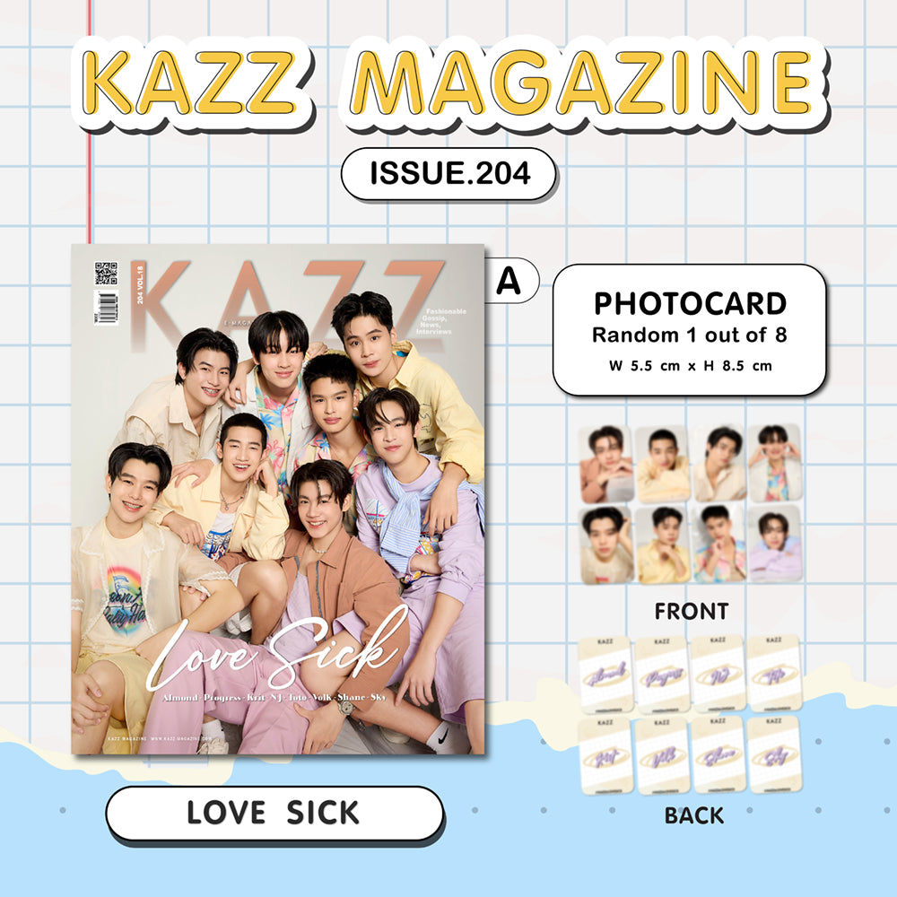 KAZZ 204 LOVE SICK – Almond Progress Krit NJ Toto Volk Shane Sky