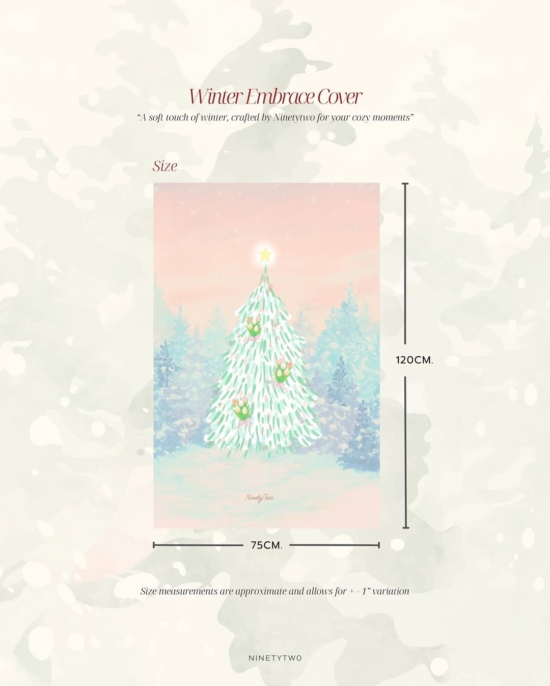 Freen NinetyTwo Winter Embrace Cover