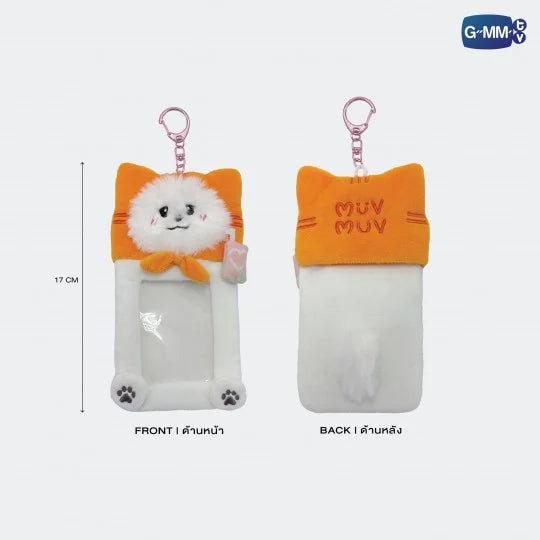 MUVMUV FLUFFY CARD HOLDER WITH MILKLOVE PHOTOCARD | FANDAY IN BANGKOK 2024 MilkLove