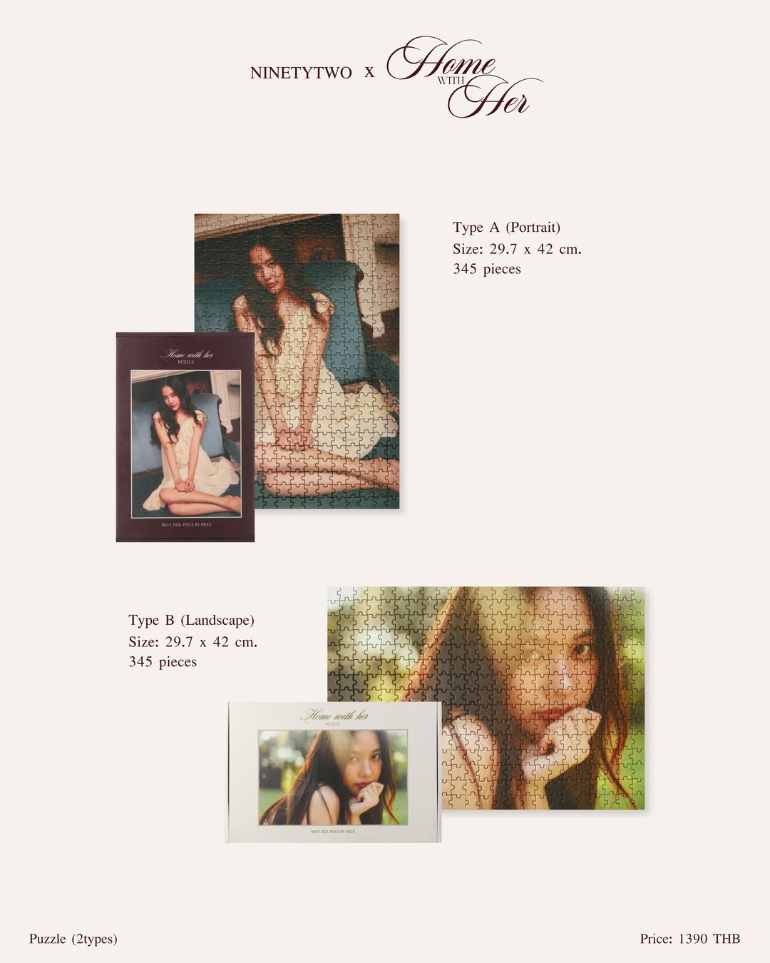 PREORDER FREEN HOME WITH HER PHOTOBOOK & NINETYTWO OFFICIAL MERCH