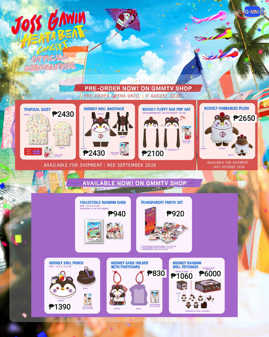 PREORDER JOSSGAWIN HEAT & BEAT CONCERT OFFICIAL MERCH
