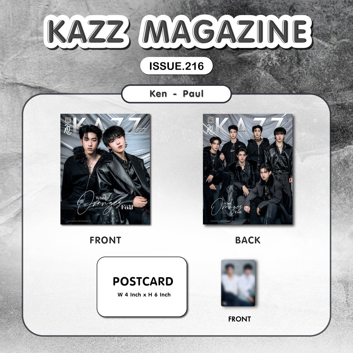 PREORDER KAZZ MAGAZINE 216