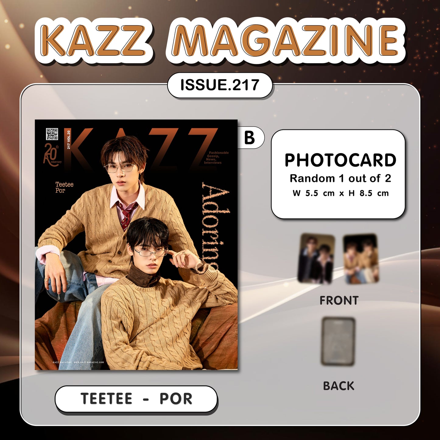 PREORDER KAZZ 217 MAGAZINE