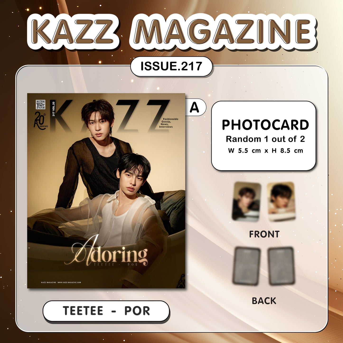 PREORDER KAZZ 217 MAGAZINE