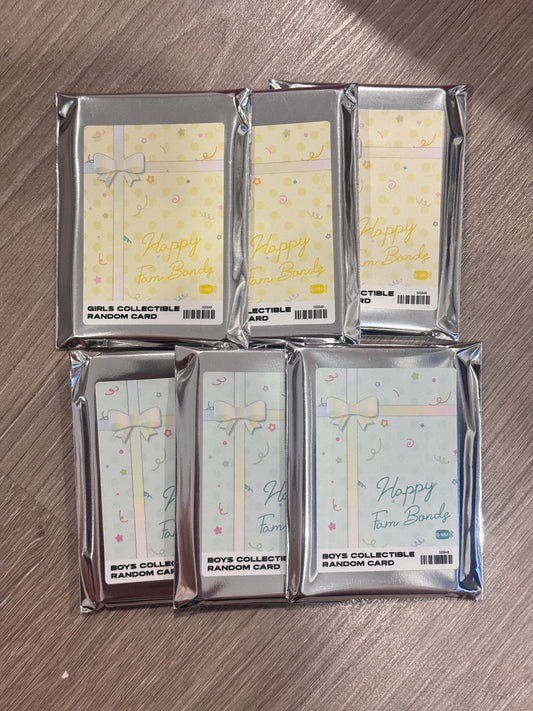 PREORDER HAPPY FAM BONDS COLLECTIBLE RANDOM CARD