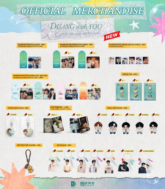 PREORDER DUANG WITH YOU OFFICIAL MERCH