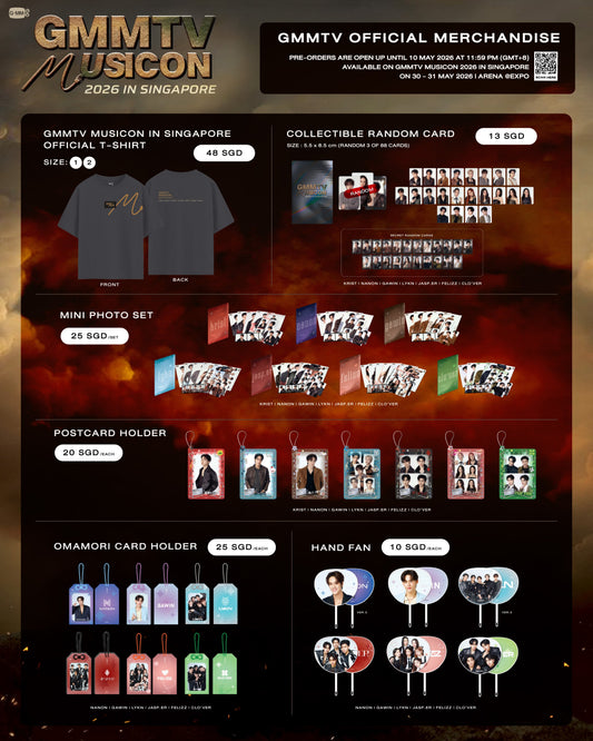 GMMTV MUSICON 2026 IN SINGAPORE OFFICIAL MERCH