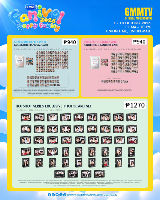 PREORDER GMMTV FANIVAL 2026 HAPPY FAMILY OFFICIAL MERCH