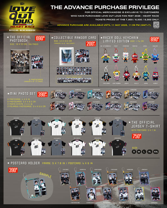 LOVE OUT LOUD FAN FEST 2026 : HEART RACE OFFICIAL MERCH