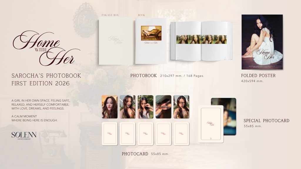 PREORDER FREEN HOME WITH HER PHOTOBOOK & NINETYTWO OFFICIAL MERCH