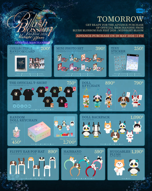 PREORDER BLUSH BLOSSOM FAN FEST 2026 : MIDNIGHT BLOOM OFFICIAL MERCH