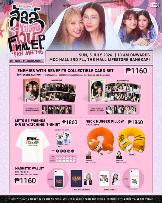 PREORDER ENEMIES WITH BENEFITS OFFICIAL MERCH