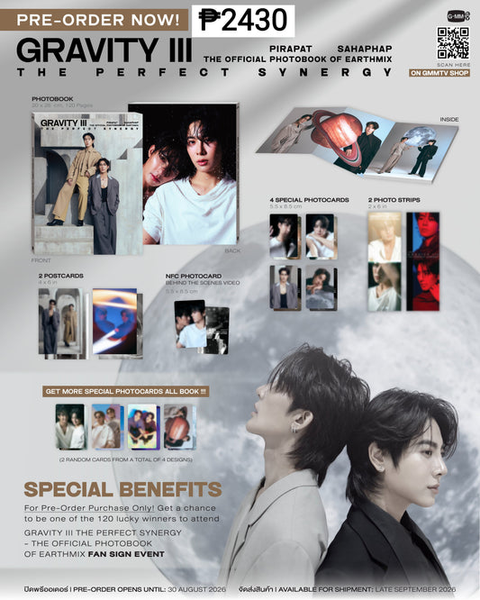 PREORDER GRAVITY III : THE PERFECT SYNERGY |  THE OFFICIAL PHOTOBOOK OF EARTHMIX