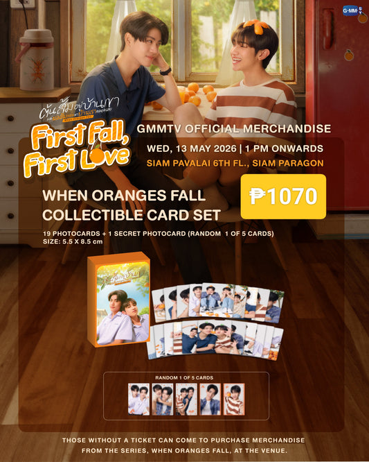 PREORDER WHEN ORANGES FALL COLLECTIBLE CARD SET