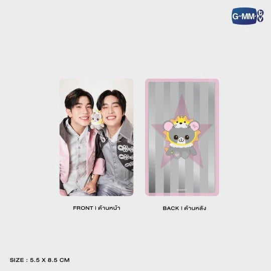 LOOK KHUNNOO FLUFFY CARD HOLDER WITH GEMINIFOURTH PHOTOCARD | GEMINI FOURTH RUN THE WORLD CONCERT